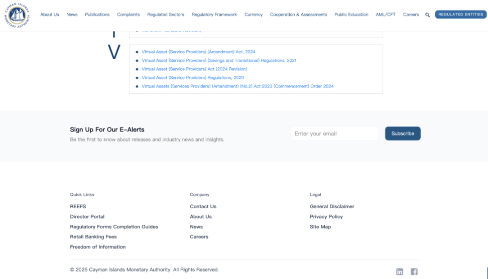 开曼群岛虚拟资产新规速览
