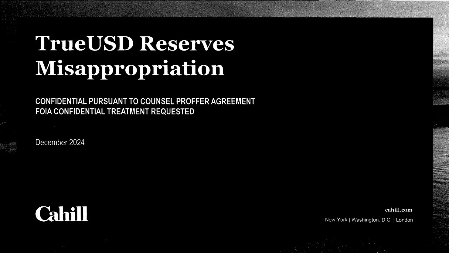 孙宇晨打官司：花 4.56 亿美元为 TUSD 纾困，告 First Digital Trust 的储备金被挪用投资？