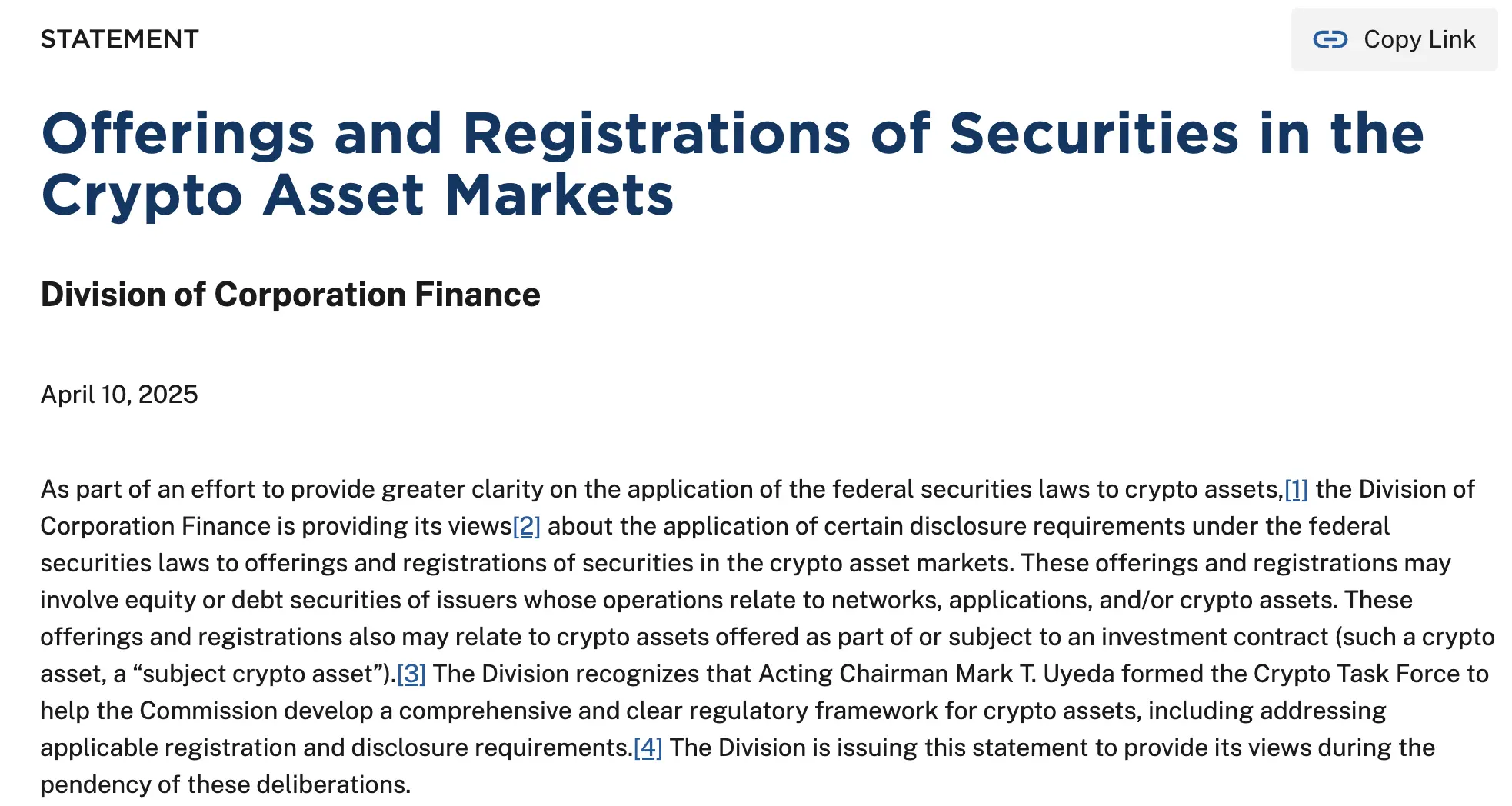 新主席上任 48 小时，SEC 变成了“加密奶爸”