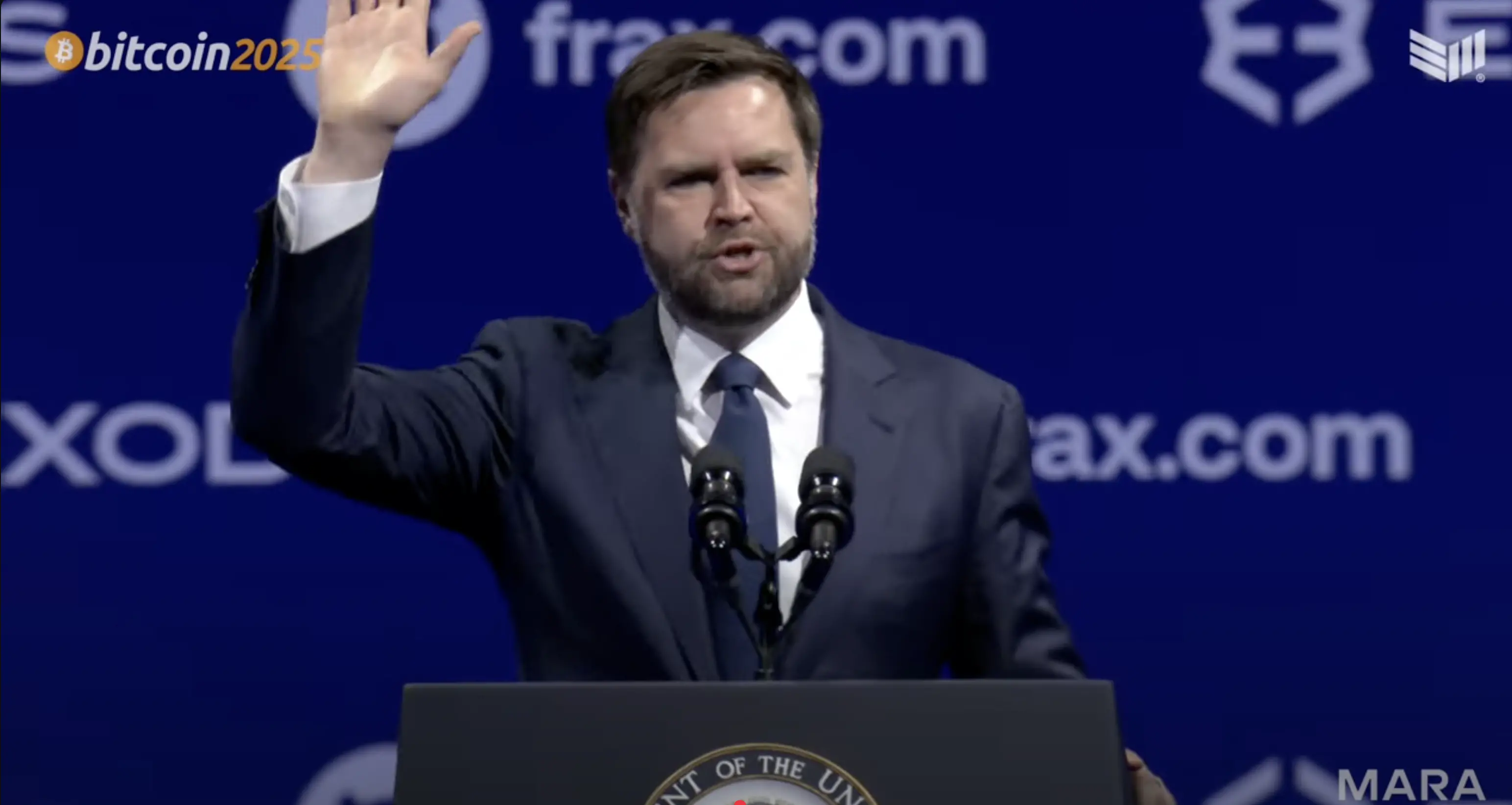 美国副总统万斯在比特币 2025 大会演讲全文