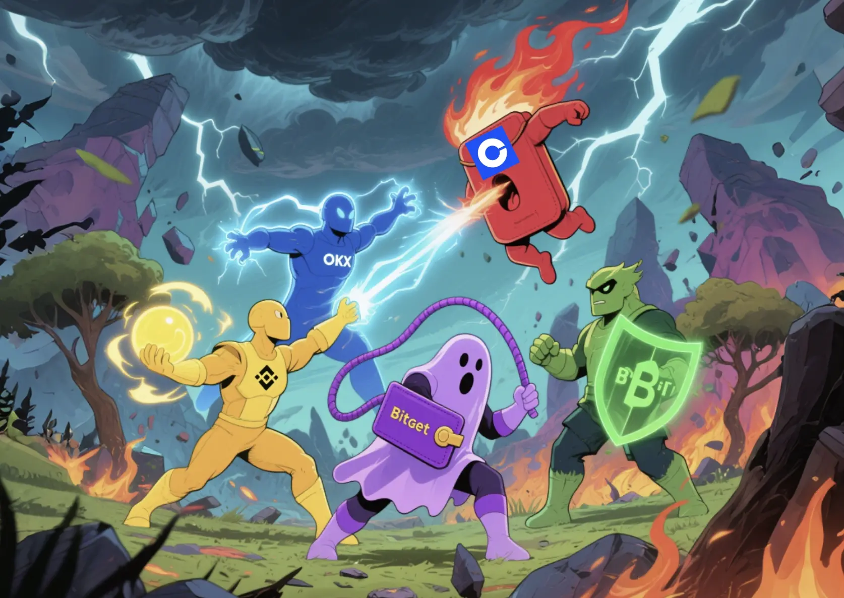 交易所钱包三国杀，谁将是最终赢家？