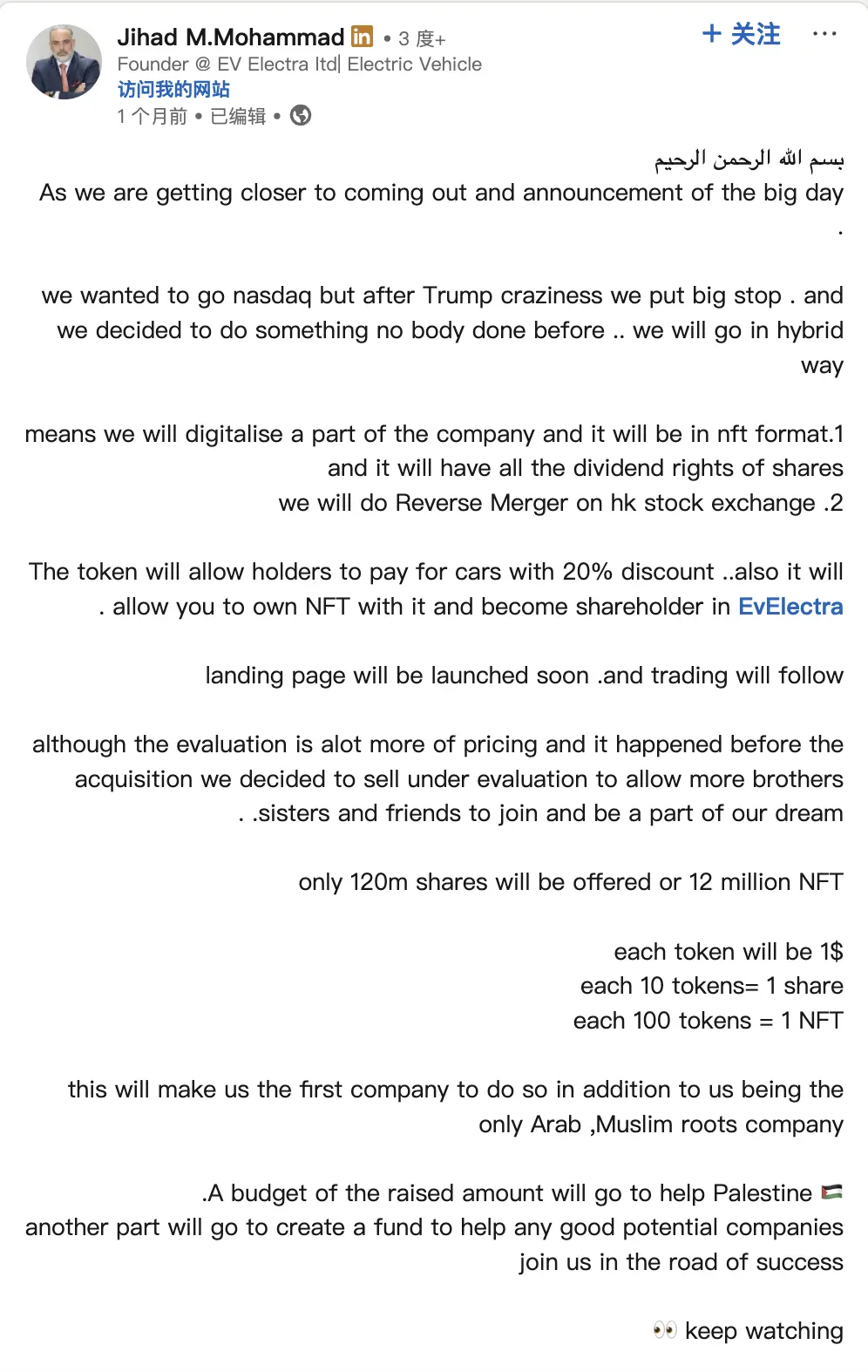 收购高合汽车的中东“白衣骑士”竟在公开发币融资