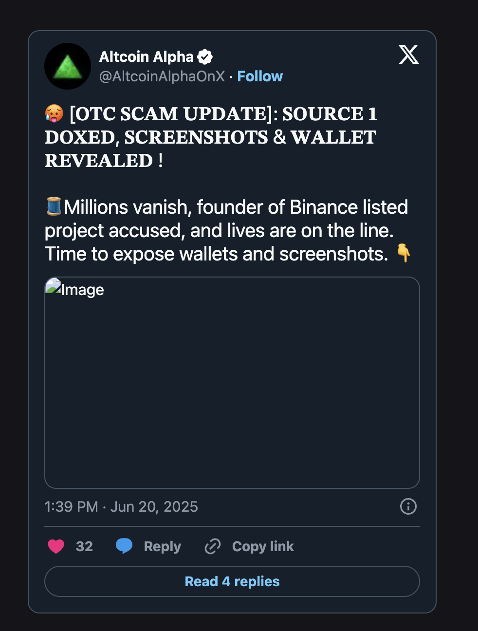 5,000 万美元 OTC 加密骗局:知名代币卷入,VC 与鲸鱼难逃一劫