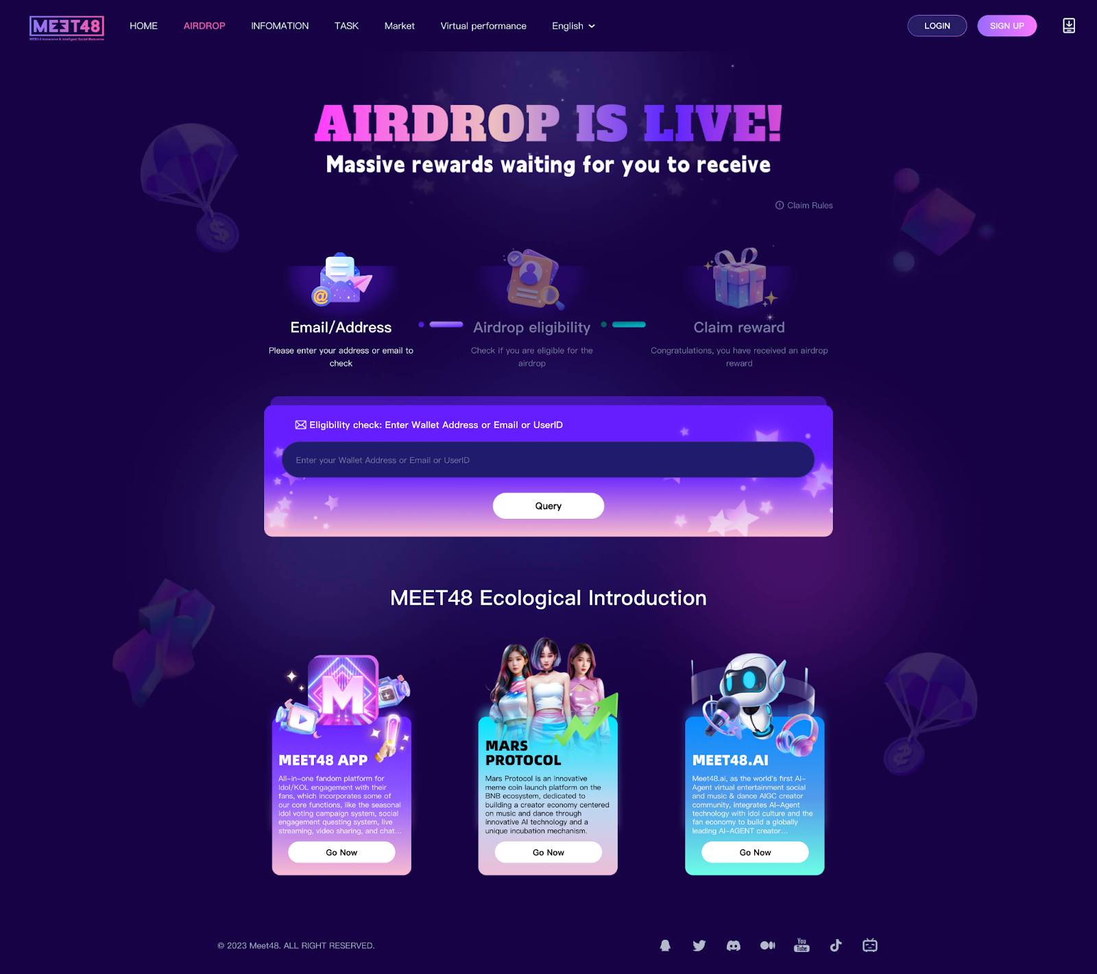 TGE在即！MEET48在6月9日开启$IDOL空投，引领Web3娱乐新纪元