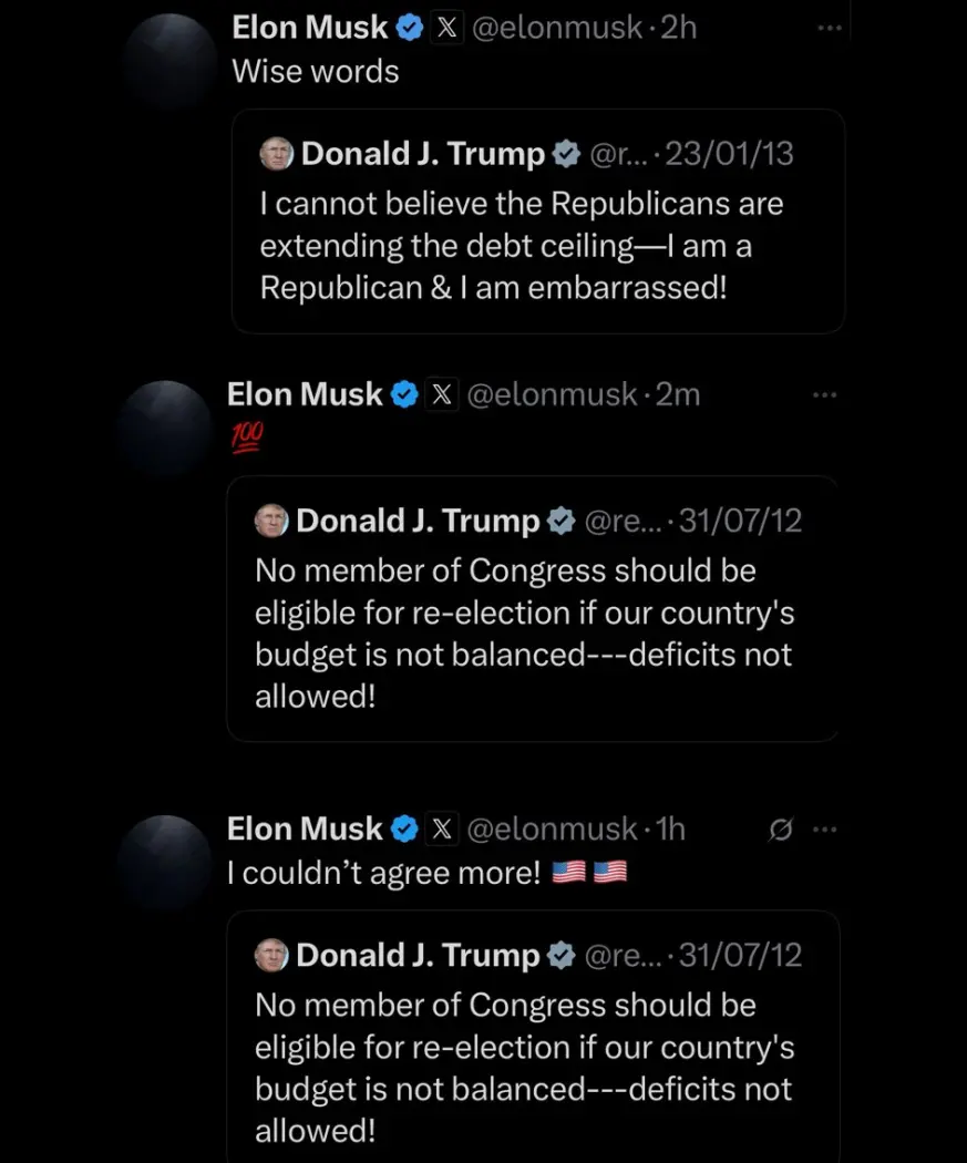 掀翻美股，比特币暴跌，马斯克和特朗普“骂”出金融海啸？