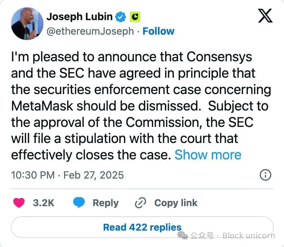 Joe Lubin:以太坊的沉默伙伴