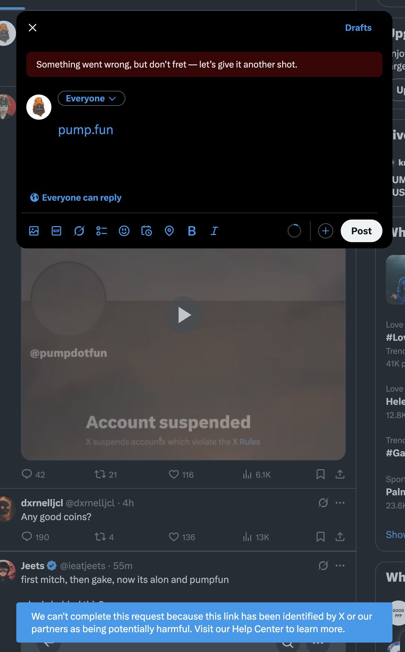 币圈“封号潮”持续扩大：Pump.fun 及其联创官号遭 X 封禁