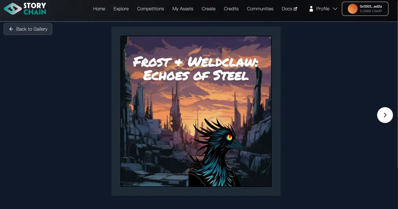 交互教程｜自治 IP Layer1 「Camp Network 」如何玩转链上 AI 创作？