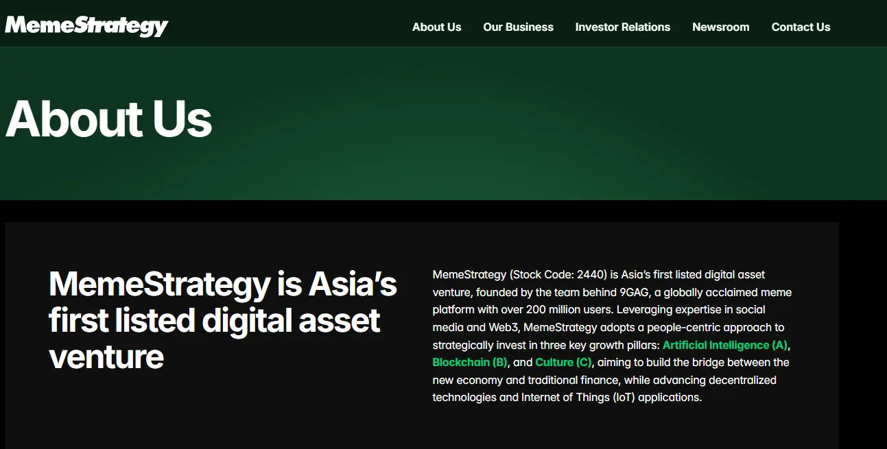 港股迷策略大涨背后:Memeland 母公司借壳更名