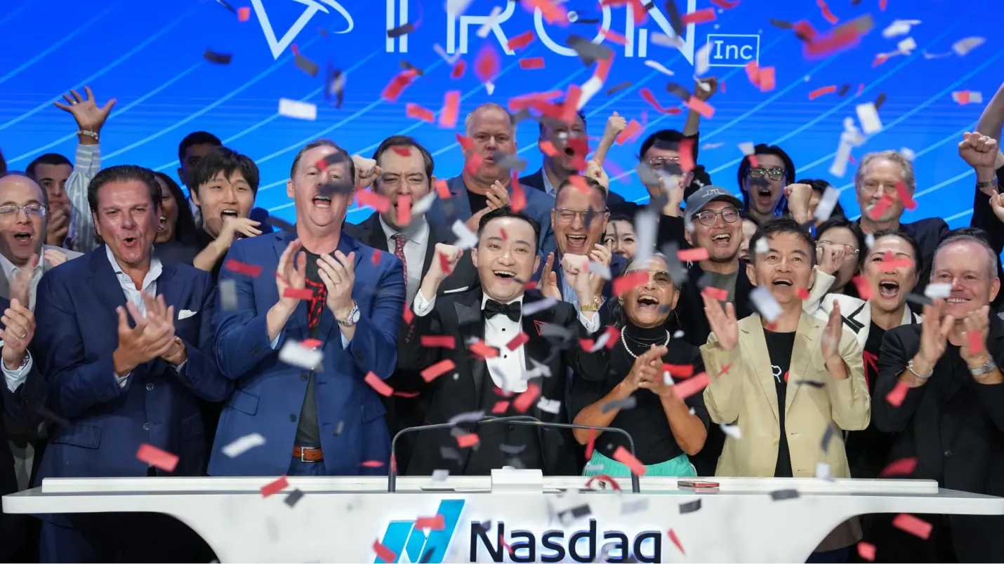 波场 TRON 敲响纳斯达克上市钟:开启全球加密叙事新节点,推动波场 TRON ECO 生态全球化浪潮