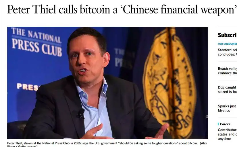 BitMine 股价暴涨：硅谷创投教父 Peter Thiel 豪赌以太坊