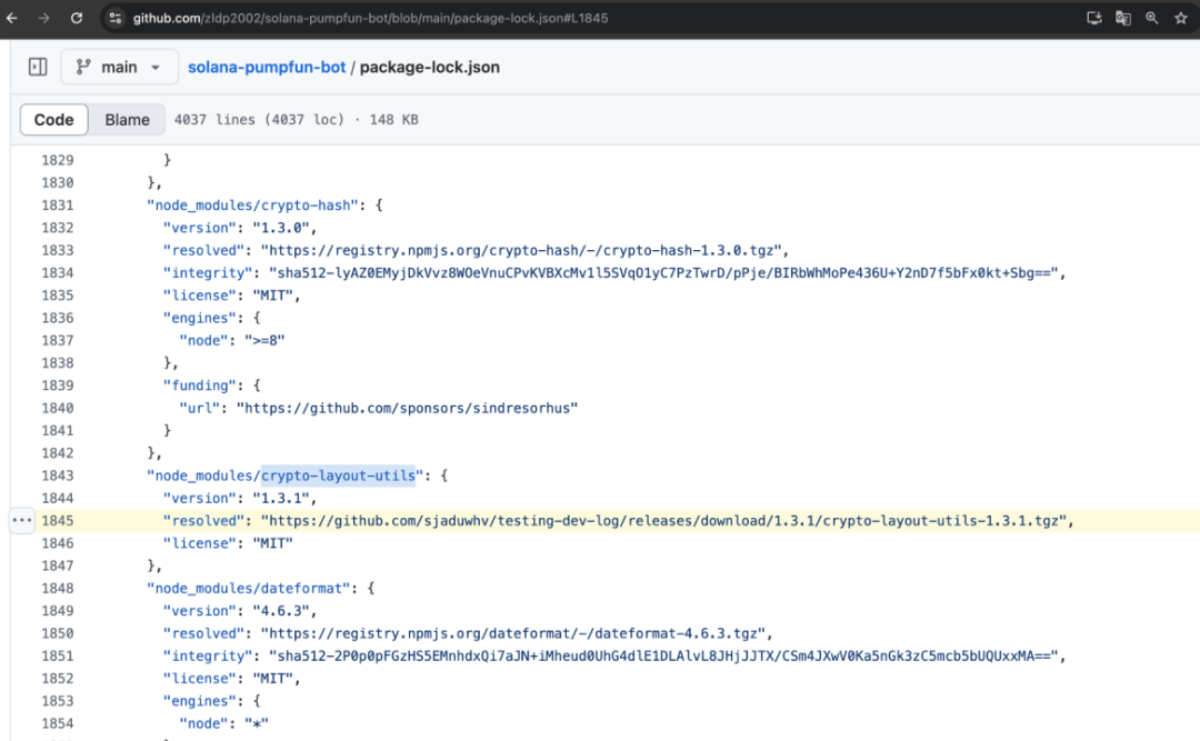 恶意 NPM 包窃私钥,Solana 用户资产遭盗