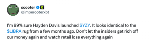 这一次,侃爷带着他的 $YZY 站在了加密风口浪尖