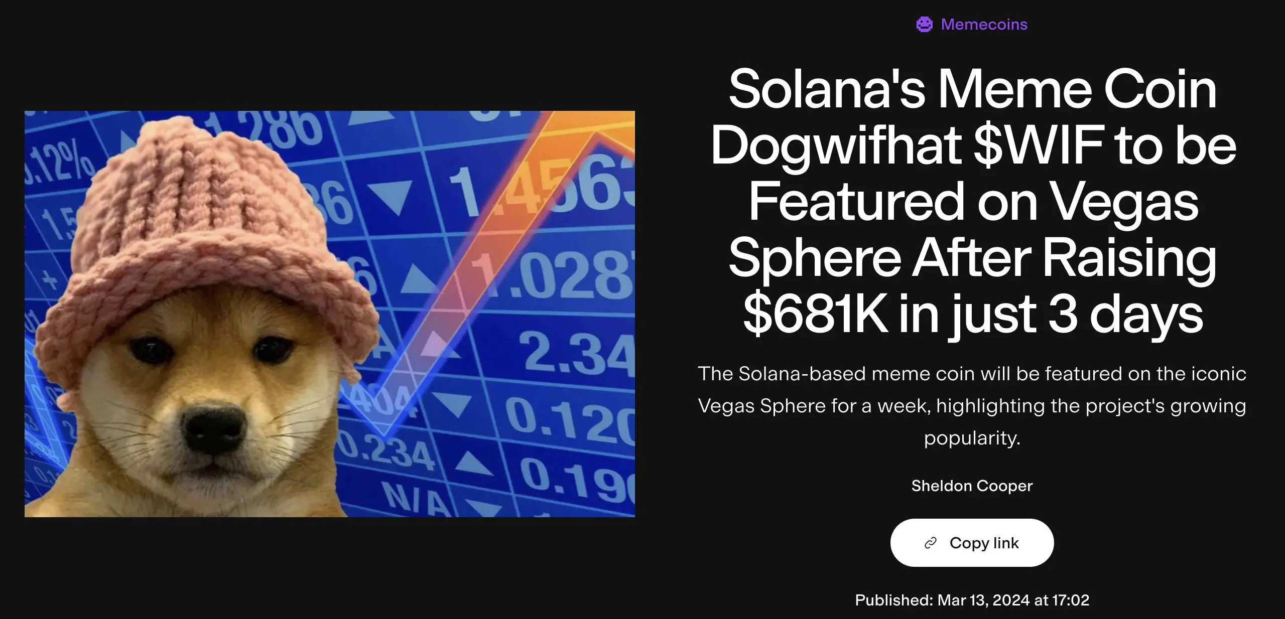 模因币 WIF：能否逃脱注意力经济萧条的魔咒