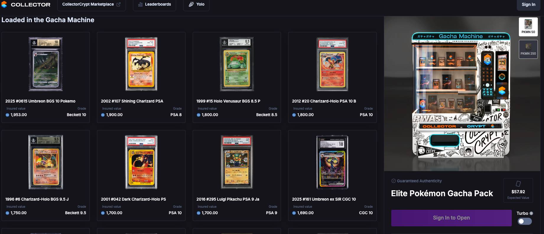CARDS 日涨 260% 背后的加密卡牌市场:当宝可梦遇上区块链Collector Crypt:Solana生态的TCG之王Courtyard:跨链集换式卡牌金融探索Phygitals:增长最快的新兴力量TCG Emporium:后起之秀