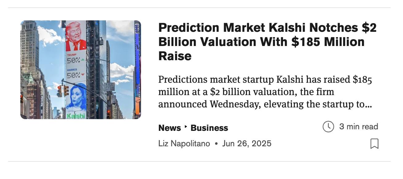 预测市场竞争加剧:PredictIt 加入 Kalshi、Polymarket 争夺战
