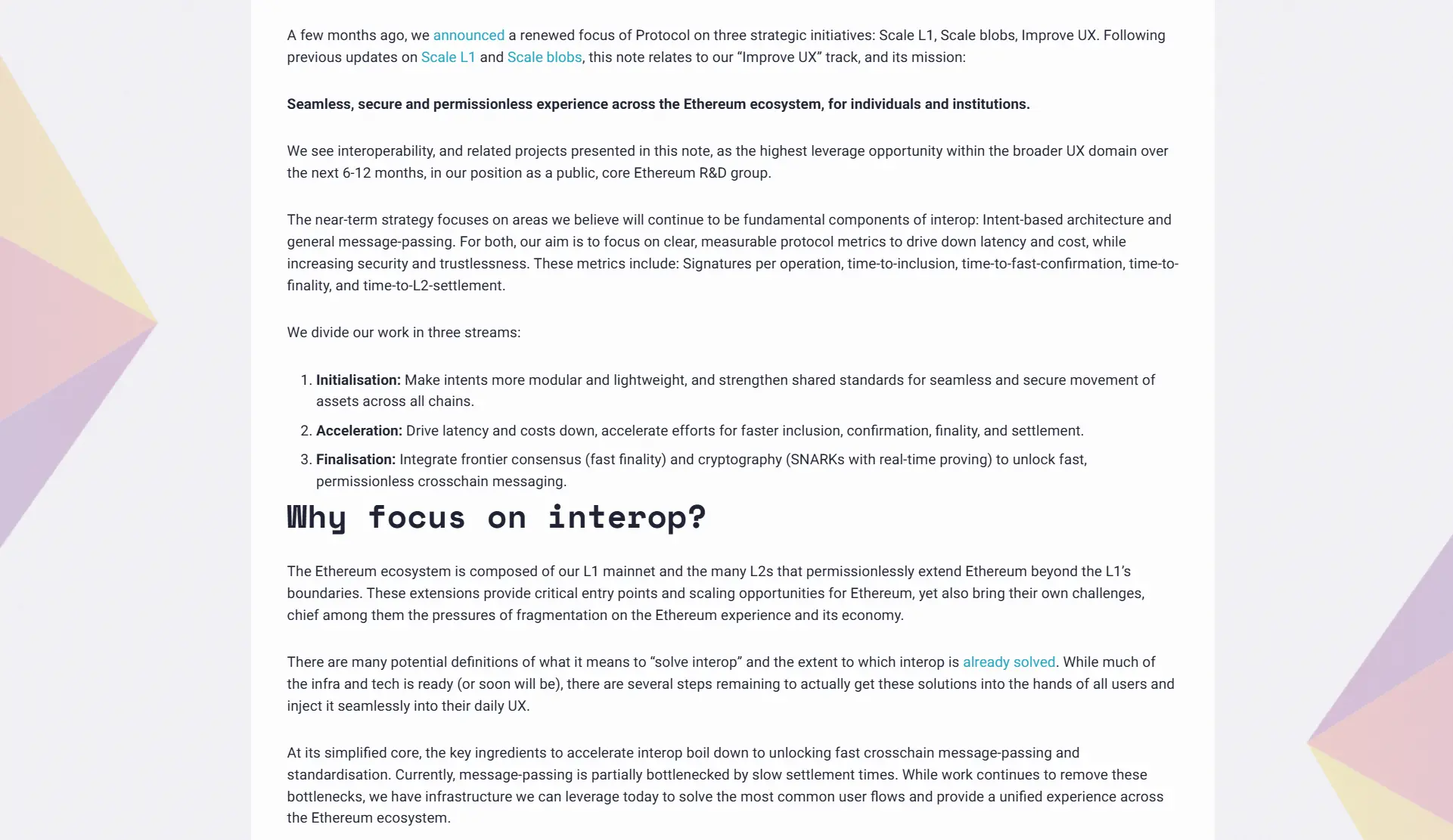 以太坊 Interop 路线图：如何解锁大规模采用的“最后一公里”